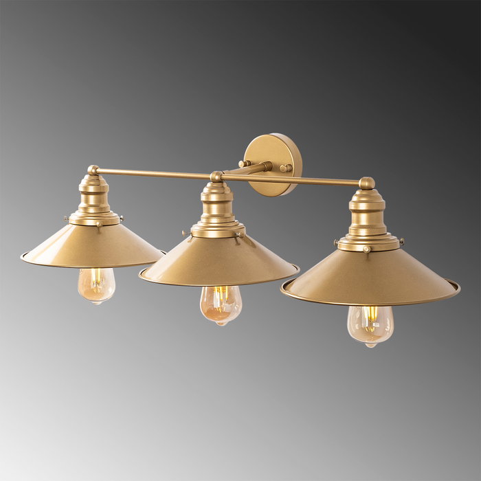 Opviq Conical - 12186 Lámpara de pared dorada Opviq Conical - 12186 Lámpara de pared dorada